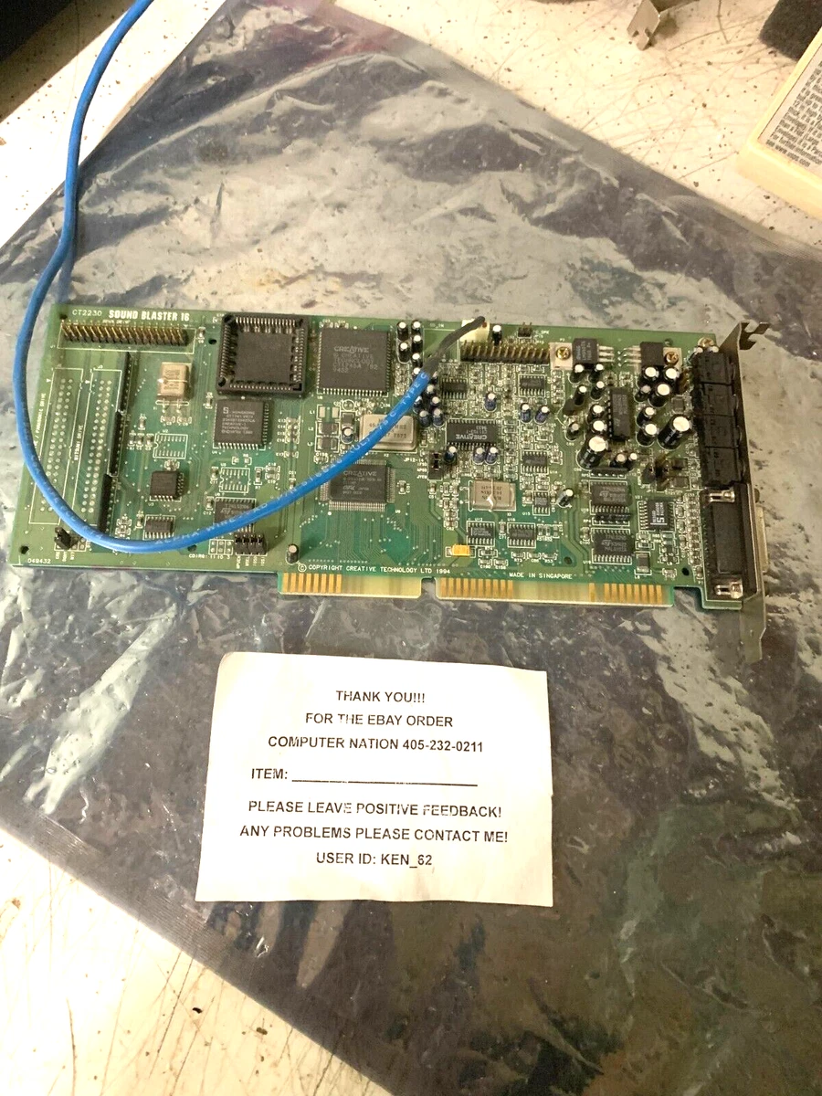 Computer Sound Card Problems