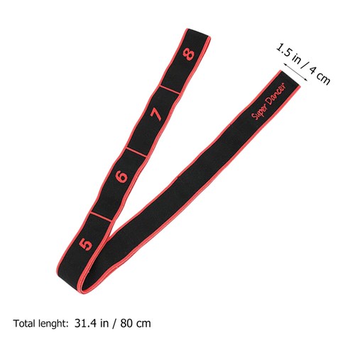 Tendance 2 Pcs Yoga Ceinture Extensible Fitness Élastiques Exercice Bandes Sangles