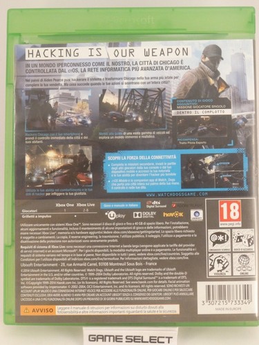 Watch Dogs 1 Microsoft Xbox One Pal Eu Eur - - Original Komplette - Bild 2 von 6