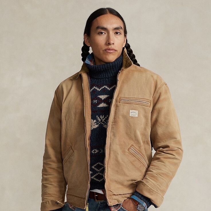 ジャケット・アウター Polo Country Sportsman Canvas Jacket Sportsman Cotton Canvas Cord Collar Jacket - Pennekamp