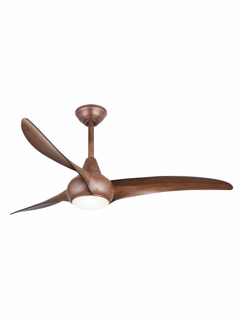 Beacon Ceiling Fan Wave Dark Koa 132 Cm 52 With Led Lighting