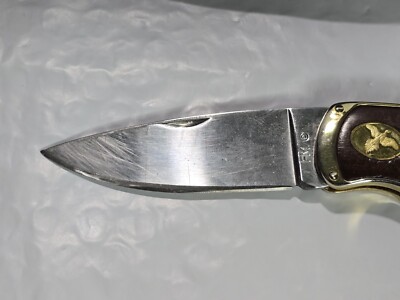 Franklin Mint Knife In Zipper Pouch Collector Black Labrador