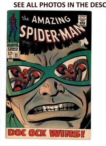 Amazing Spider-Man #55 Comic DEC 1967 GD/VG Marvel Comics  DOC OCK WINS (HG)