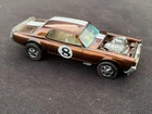 RESTORED Hot Wheels Redline NItty Gritty Kitty - ROOT BEER BROWN .
