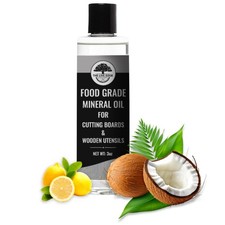 3oz Food Grade Mineral Oil for Wood Cutting Board and Wooden Cooking Utensils...