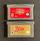 Legend of Zelda Minish Cap & Four Swords Game Boy Advance Lot 2 Games Authentic