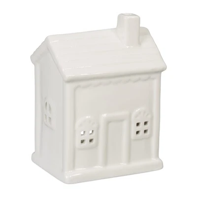 Photophore maison bougeoir en porcelaine 370 g photophore décoratif élégant - Photo 1/4