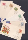 1959-64 AUSTRALIAN NATIVE FLOWERS PRE-DECIMAL STAMP WESLEY FIRST DAY COVERS #5.1
