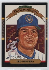 1987 Donruss Diamond Kings Teddy Higuera #16 0vq7
