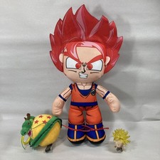Dragon Ball Z Shenron 4" Peluche Mochila Clip, 14” Peluche y Exclusivo Broly Chibi.