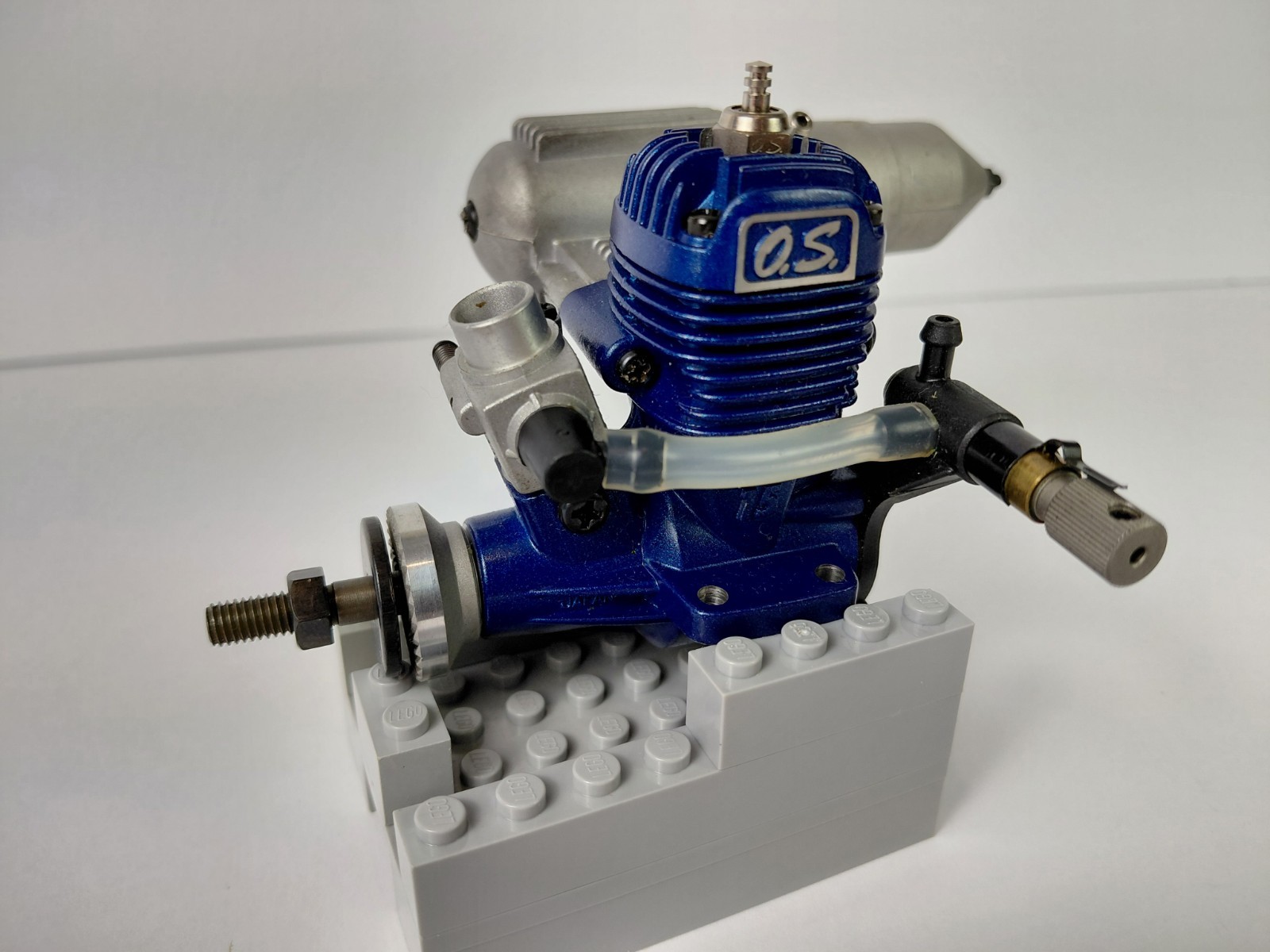 OS Engine O.S. Max LA 15 Blue RC Model Airplane Engine Glow Motor .15ci 2.49cc 