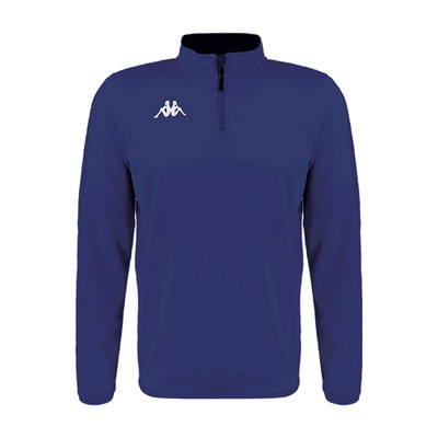 Kappa Tavole Sweatshirt 1/4-Reißverschluss blau marine LETZTE PAAR Mediums brandneu KOSTENLOSER VERSAND
