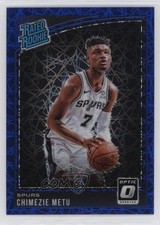 2018-19 Panini Donruss Optic Rated Rookie Blue Velocity Prizm Chimezie Metu 05v0