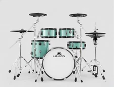 Lemon T950 PRO Electronic Drum Set BLUE SPARKLE T-950 Compatible Roland Alesis