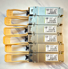 Cisco QSFP-40G-SR4 40Gbps QSFP SR4 MPO Transceiver Module Lot of 6