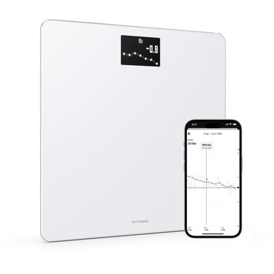 Withings Body - Digital Wi-Fi Smart Scale with 1 Count (Pack of 1), White 