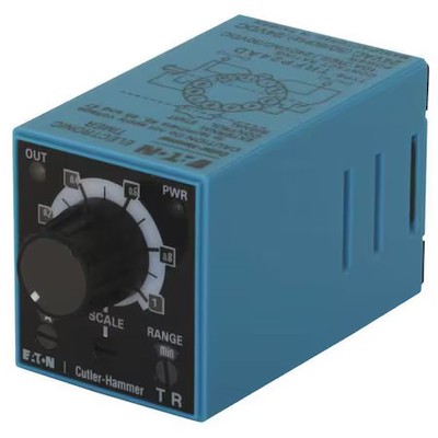 Eaton Trnp240ac Multifunction Time Delay Relay, Octal, 4 Functions 100 To 240V