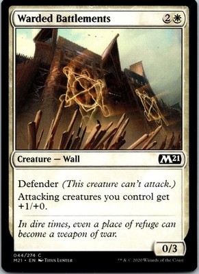 Warded Battlements Core Set 2021 Regular