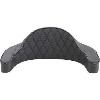 Dar Specialties Double Diamond Black King Pack Pad 86-98 H-D King-Style Tour-Box