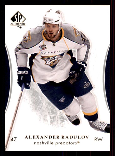 2007 SP Authentic Alexander Radulov #87 card