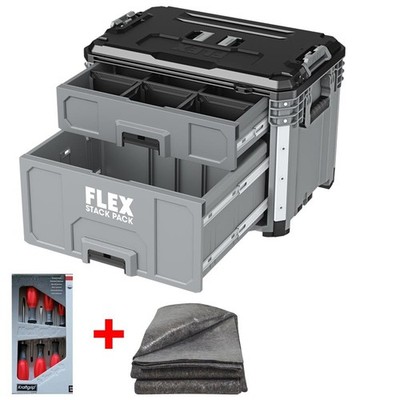 Flex Transportkoffer Schubladen Box STACK PACK TKL SP 2DB / 533240