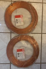 Mueller Industries Streamline 1/4" x .03 Wall 50'  Qty 2 Coil Refrigeration Tube