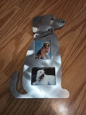 Metal Picture Frame. Dogs. New