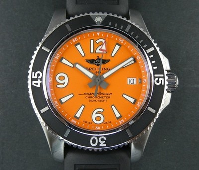 Breitling SuperOcean Automatic 42 A17366 Orange Dial