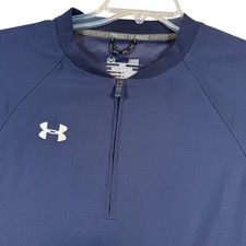 Under Armour Windbreaker Men Large Navy Blue ...