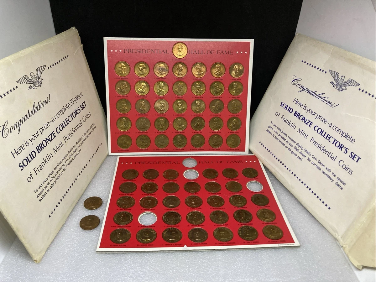 franklin mint presidential coins products for sale | eBay
