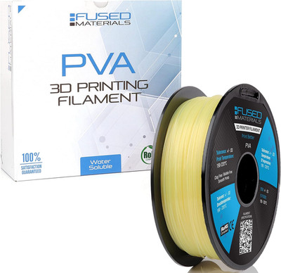 Fused Materials PVA Filament 1.75Mm   Water-Soluble Support Material for 3D Prin