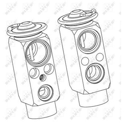 NRF 38400 Expansionsventil Klimaanlage für BMW 5er E39 7er E38 X5 E53 Z8 E52