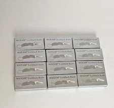 Lot of 12 Maxam Mini Pocketknife Keychain Lockback in box