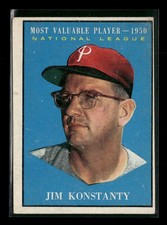 1961 Topps #479 Jim Konstanty Philadelphia Phillies