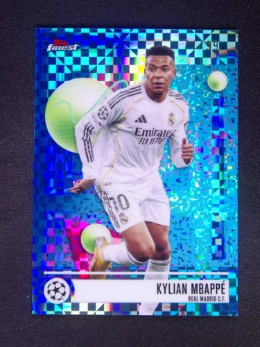 Kylian Mbapp 2025 Topps Kylian Mbapp #161 Blue
