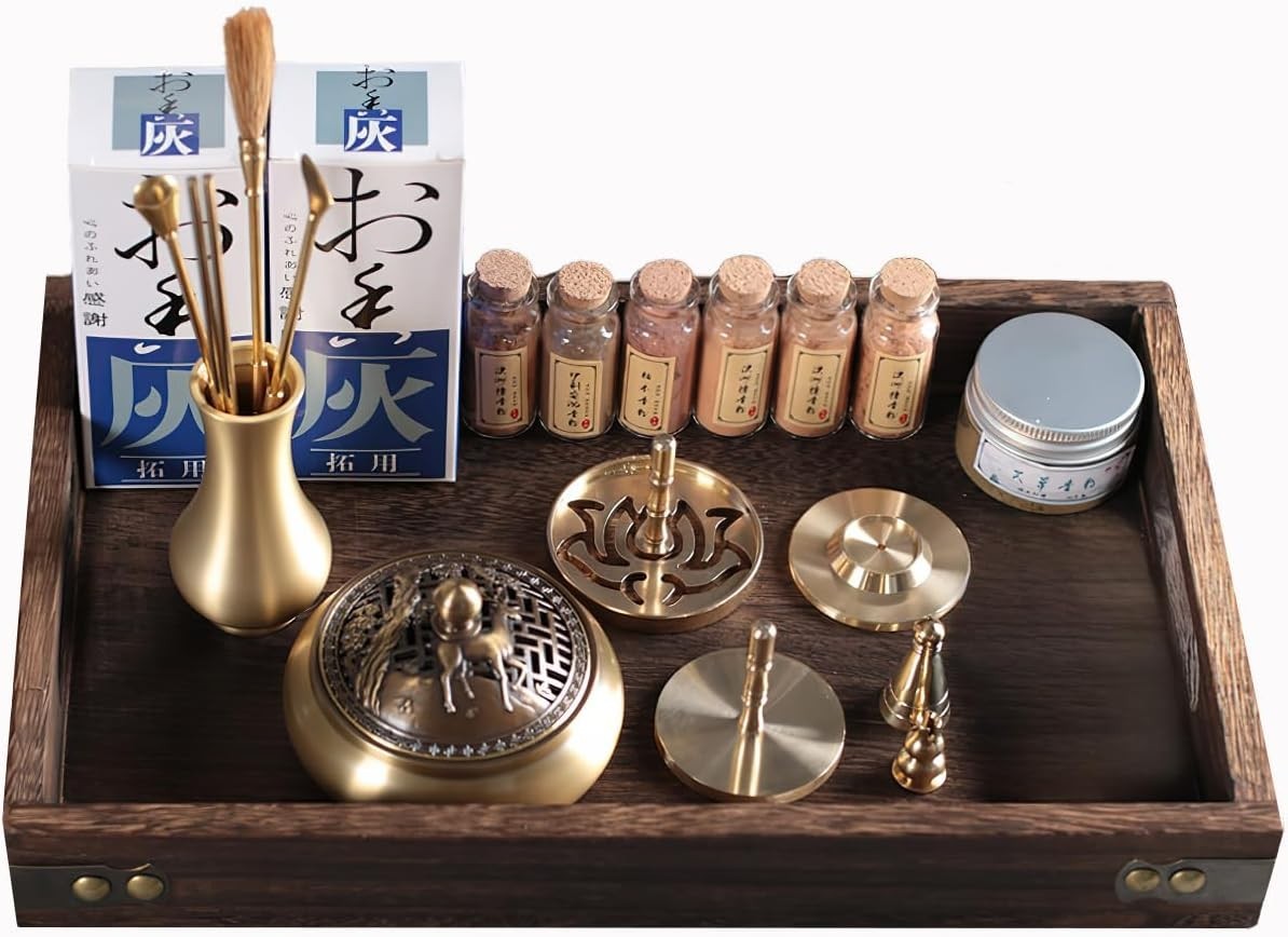 Chinese Incense Burner Kit, Powder Incense Burner,Incense Mold Tool Kit Pure ...