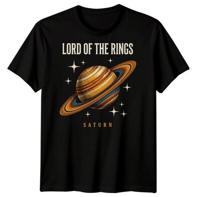 Saturn Planet Herren T-Shirt Sonnensystem Sterne Universum sonnig Geschenk Tee