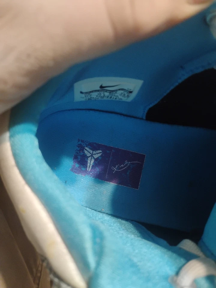 pair of Nike Kobe 9 NSW Lifestyle sneakers in the black and platinum colorway. - Image 2 of 4