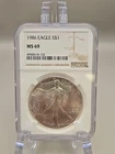 1986 American Silver Eagle $1 - NGC MS69