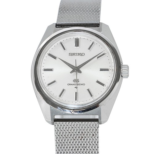 SEIKO Grand Seiko 44GS Diashock 38mm Stainless Steel Silver Di...