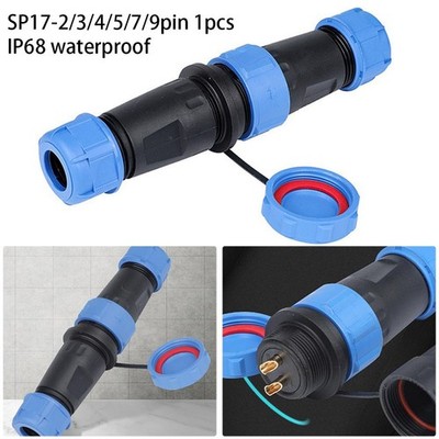 Wasserdichter Stecker Werkzeuge SP17 Panel Mount 17mm 2/3/4/5/7/9PIN 220A
