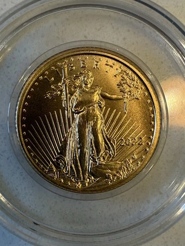 2022 American Gold Eagle 1/10 oz $5 - BU