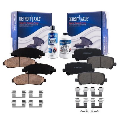 Front & Rear Brake Pads for 2007-2014 Acura MDX