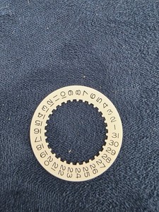Genuine Rolex 3135 3175 3185 16200 White Date Indicator Wheel Disc Watch Caliber