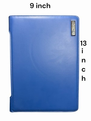 BROONEL Black Folding Folio Case Universal Tablet Laptop Sleeve up to 15''