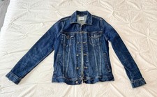 Old Navy Dark Wash Blue Stretch Denim Jacket  Size S