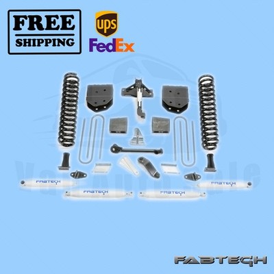 6'' Basic Syst w/ Shocks FABTECH for Ford F450 4WD (10 Lug Chassis Cab) 11-13 