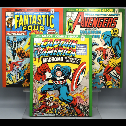 Mead Marvel Comics School Folders Lot Vintage 1975 Avengers Captain ...