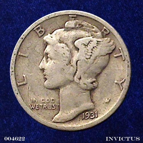 1931-S Mercury Dime (Circulated) Scarce Issue ~ Grade: Fine