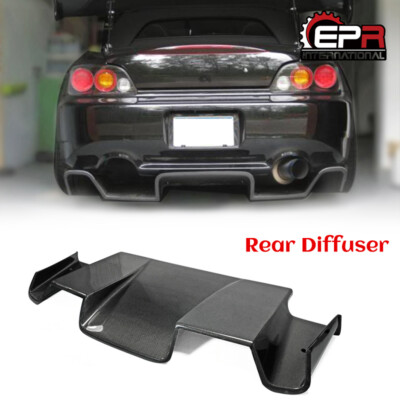 For Honda S2000 AP1 AP2 SP Style Carbon Fiber Rear Diffuser Under Spoiler kit